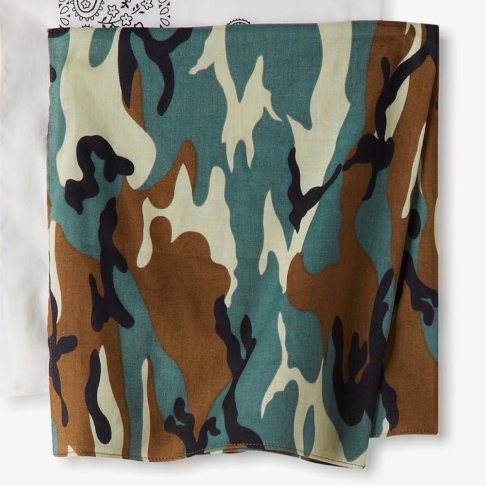 Levi's Camouflage Bandana in Green and Brown